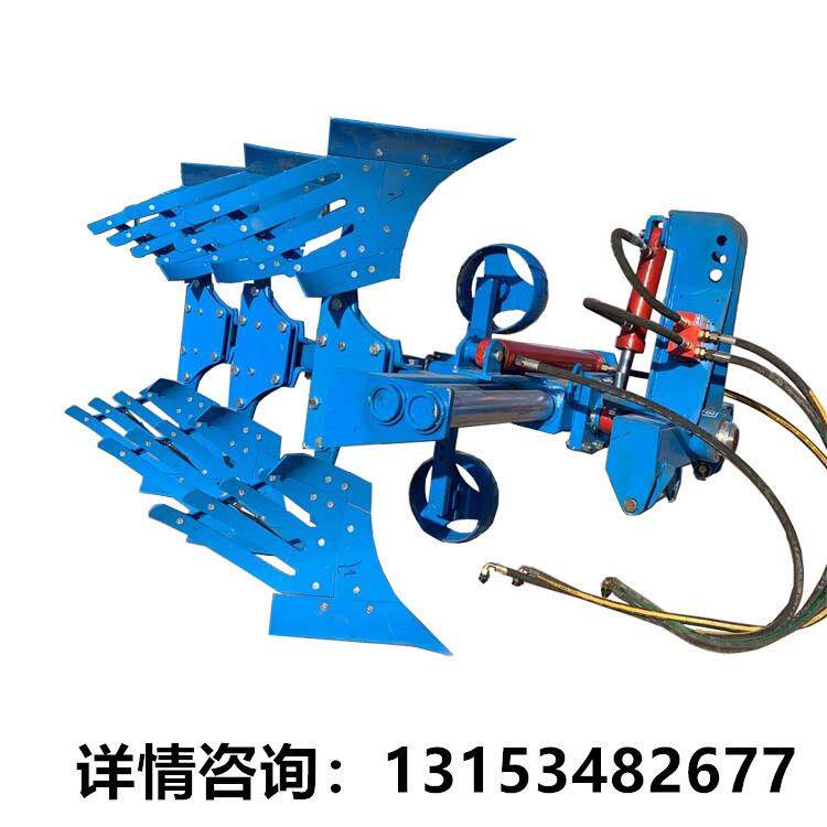 液压翻转犁 四轮拖拉机带深翻大犁 土地开荒碎土栅条犁 耕地犁