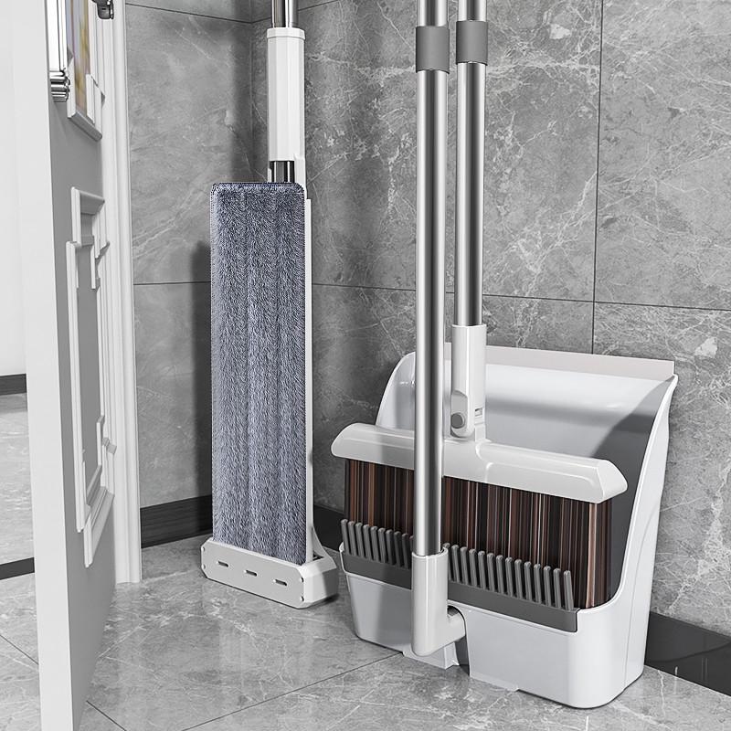 扫把拖把三件套装家用免手洗一拖净扫帚扫地塑料簸箕笤帚组合余间