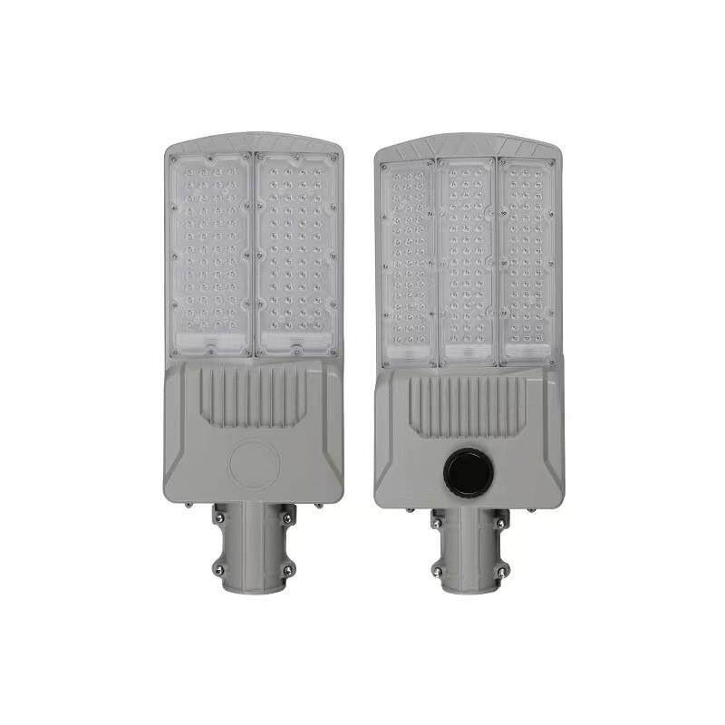 成品加工LED太阳能路灯外壳套件100W150W双面三面360度户外照明