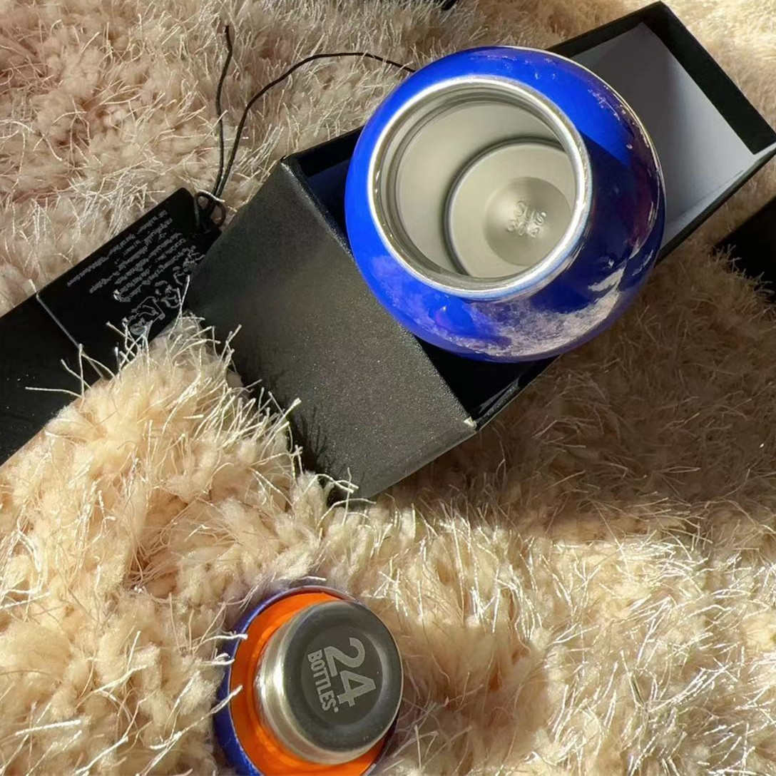 石头遇热水变色304不锈钢可乐瓶登山户外运动水杯骑行代发