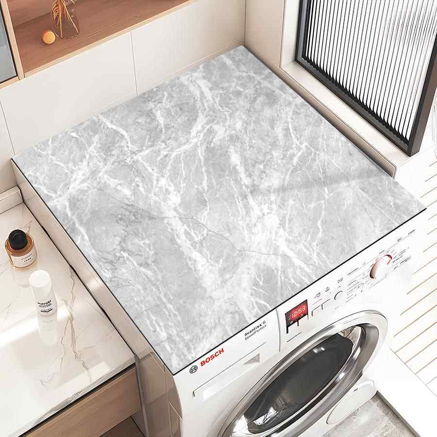 厂家直销简约滚筒洗衣机盖垫床头柜防尘罩硅藻泥吸水防滑台面桌垫