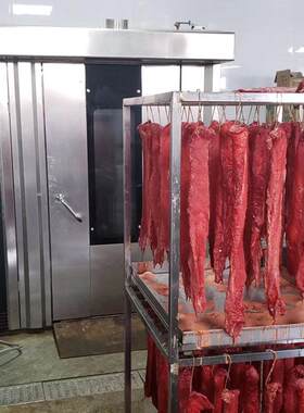 32盘内蒙新疆牛肉干烤炉大型牛肉条烤箱肉制品工厂用烘干炉
