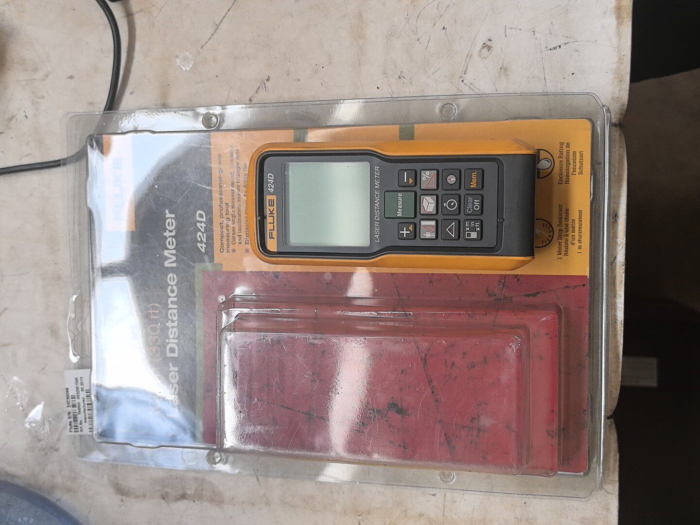 福禄克 FLUKE 424D 激光测距仪，不是全新的，不过带