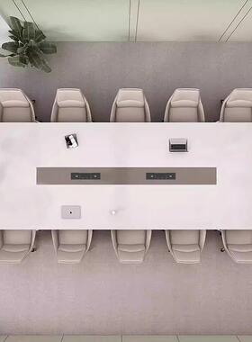 议桌长桌长方轻奢接待洽谈条形式会MK-222板议室形桌椅简约会办公