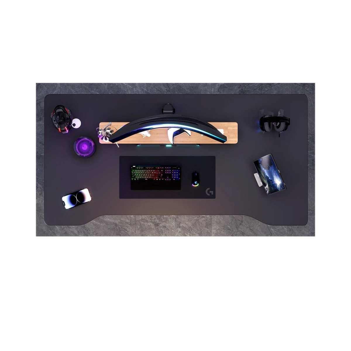 电脑桌台式游戏电竞桌网咖桌家用可升降竞技桌卧室书桌办公桌子