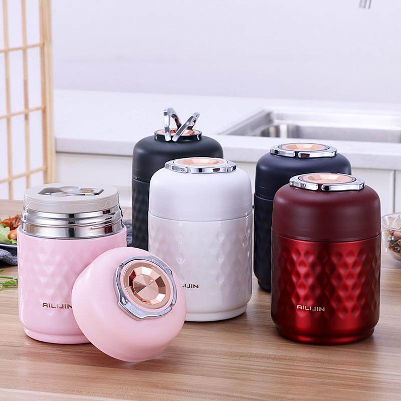 爱丽金316不锈钢焖烧杯超长真空密封焖烧壶保温饭盒上班便携焖粥,餐饮具,保鲜盒,淘宝优惠券,粉丝福利购,淘宝优惠卷