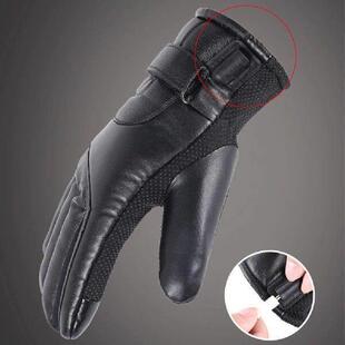 Leather Cycling Thermal Bike Gloves Waterproof Outdoor
