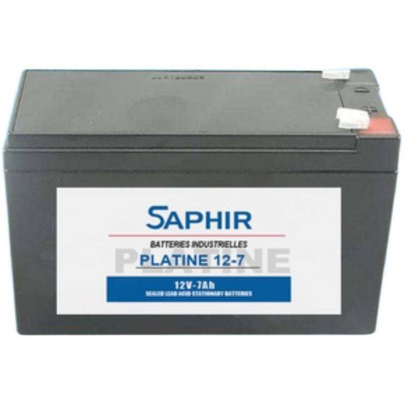 时高蓄电池12V7AH PLATINE12-7铅酸免维护安防警报UPS备用电源