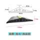 加宽适用条底停车场条车公共水门槛库门挡加厚密封条卷闸门卷帘门