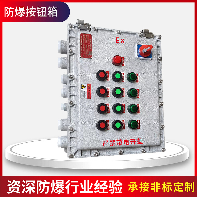 BJX定制防爆配电检修箱304不锈钢电源动力开关控制照明按钮配电箱