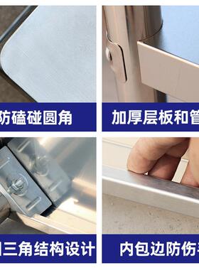 不锈钢厨房工作商用作OOP台长操方灶台形饭店切菜台台桌案板