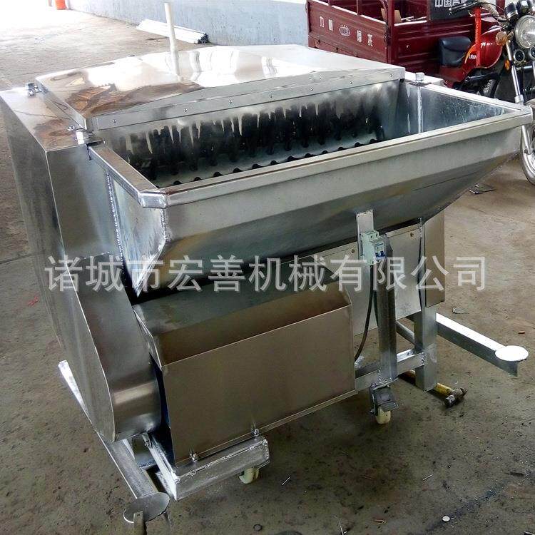 全自动不锈钢家禽脱毛机械立式鸡鸭鹅打毛机中小型家禽屠宰设备