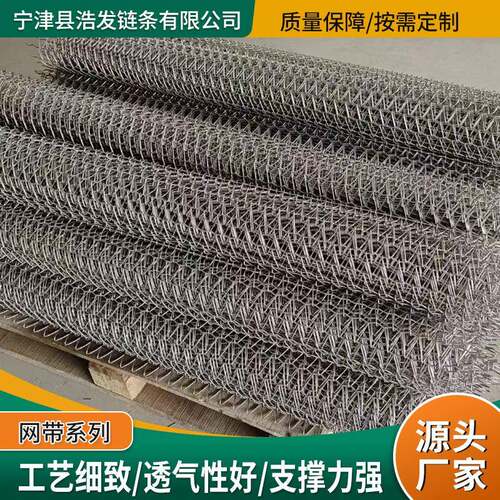 304不锈钢网带输送线金属链网式传送带耐高温食品清洗机烘干网带