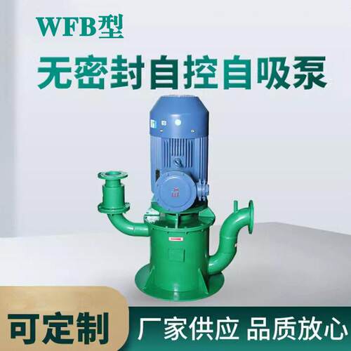 定制125WFB自控自吸泵WFB自吸排污泵碳钢不锈钢多种材质