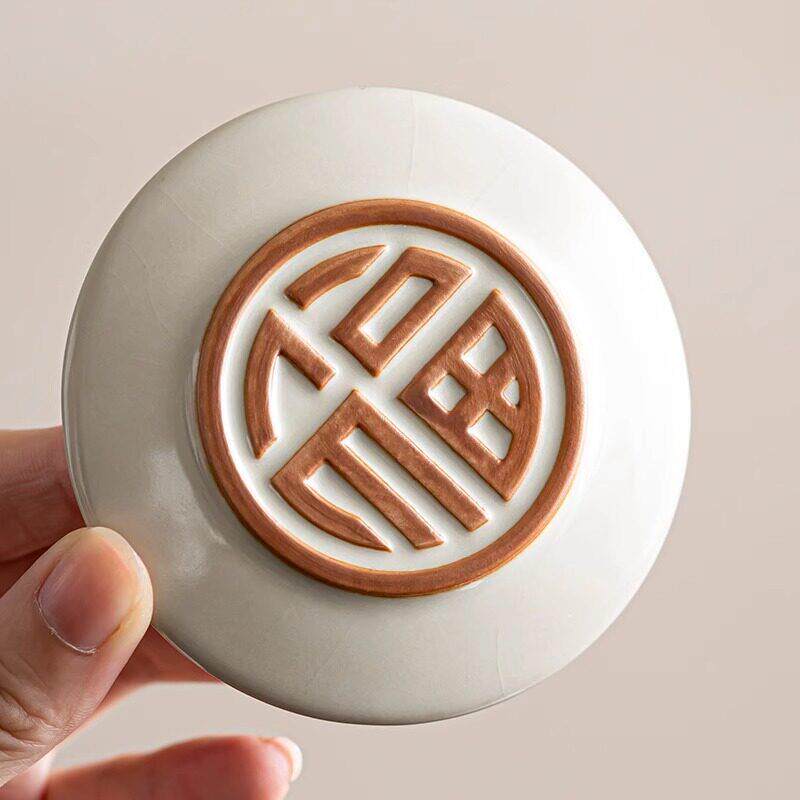 汝窑旅行茶具高端便携式茶具套装一人户外露营快客杯茶杯喝茶装备