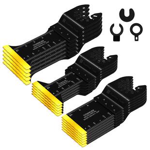 双金属镀钛切割铁钉铝板铁皮耐磨 16pcs混合万用宝锯片套装