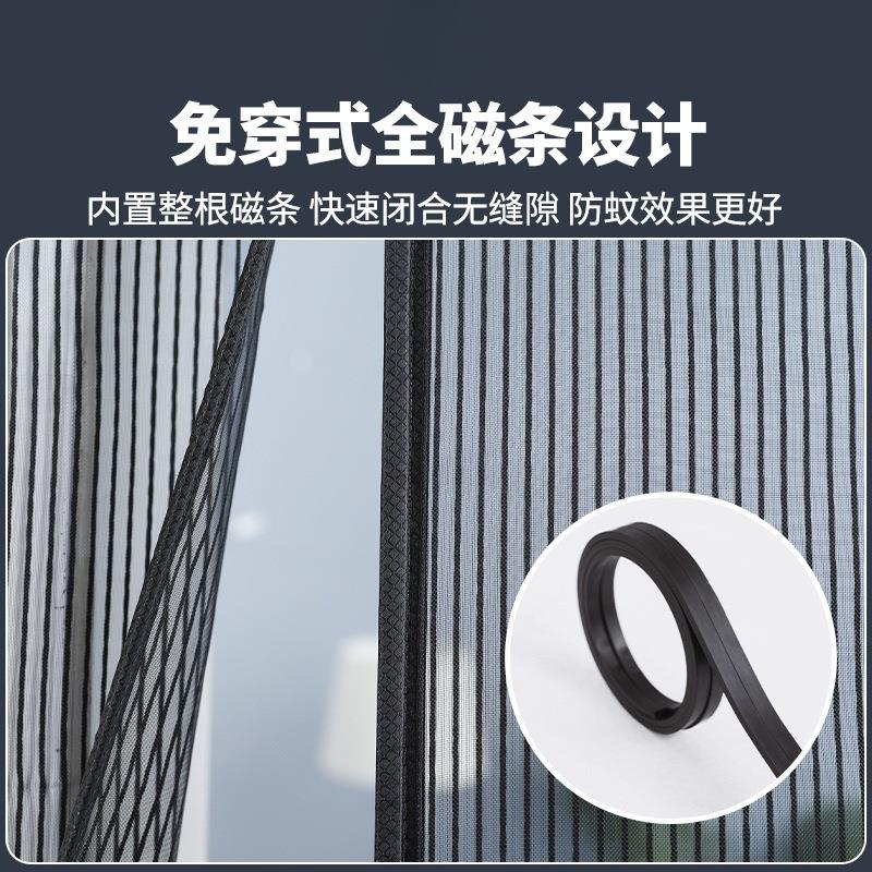 纱窗门帘子母门室内侧开防蚊门帘入户门磁性挡风卧室防直销
