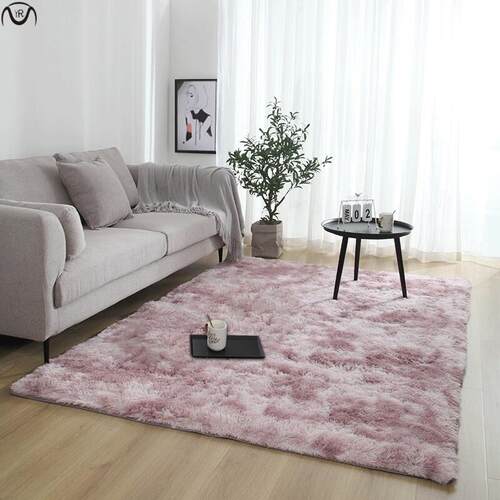 地毯满铺卧室长毛地毯现代简约地毯地垫北欧carpet rug footcloth