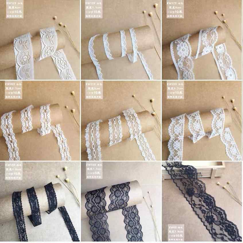厂家蕾丝花边弹力刺绣服装内衣辅料白色黑色裹胸文胸内衣裤