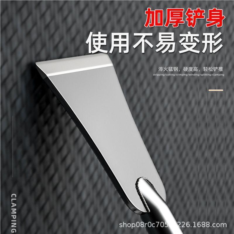 腻锰钢GVR铲除白灰装修长柄墙面工水泥铲木柄具子油铲刀刮墙漆刀