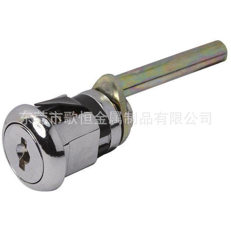 优质文件柜插片转舌三联铁皮档案锁 一拖三柜家具锁一锁三抽屉锁