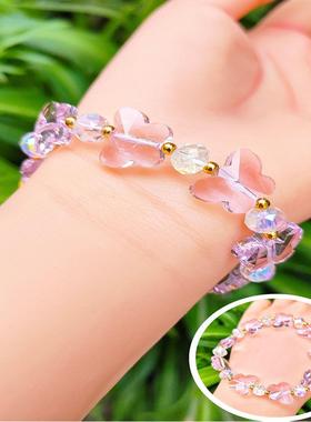 批发水晶水晶手链颜色甜美手链