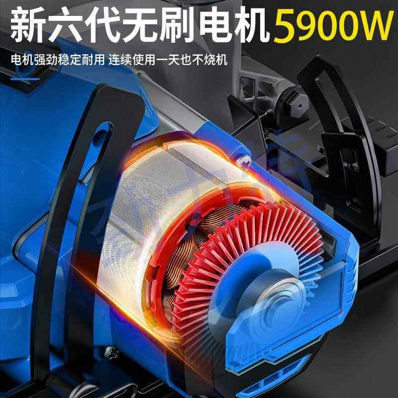 大圆功率单手锯6寸无品牌/电圆石锯带灯锂电盘锯材切机木工多割功