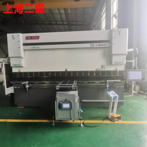 折弯机上海二锻PSC-110吨4米6+1轴全伺服折弯机随动前托料架