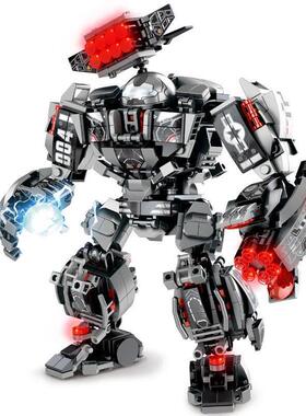 Superheroes Mecha Building Blocks Toys for Boys Super Armor