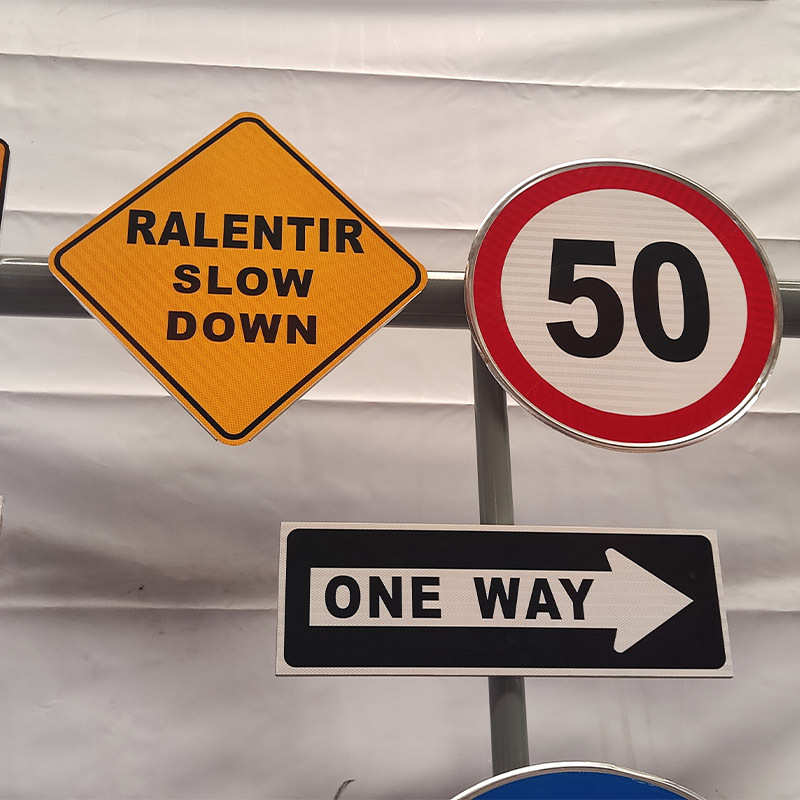 交通标志牌道路标识外贸标牌车库导向高速限速警告反光铝板警示牌