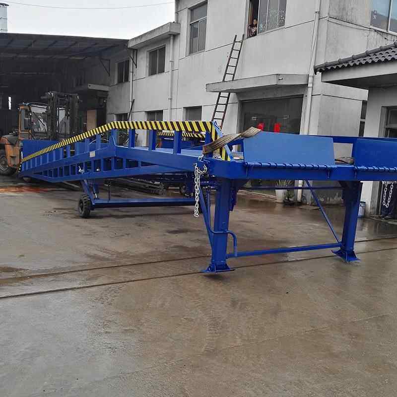 移动式登桥叉车集装箱斜坡装货平台仓储物流重LDC载动液压登移车
