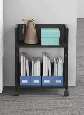 ft办公室置物架桌下打可移动印机机小架书架CQL主托架落地架收纳