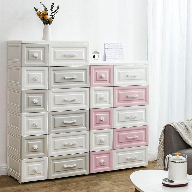 多层加厚简欧北欧风情抽屉式收纳柜大容量客厅欧式塑料柜子储物柜