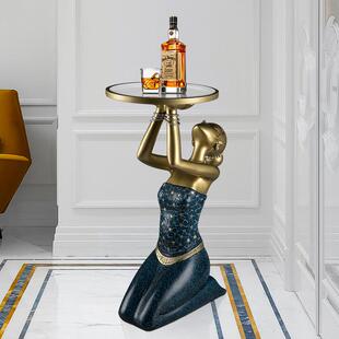 现轻代奢风客厅落地大BJ1233摆件关沙发视柜旁边创意电艺术玄家居