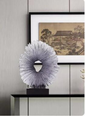 DS-804左顾大中楼式艺术透明抽像型雕塑酒店会所走品廊售处装饰软