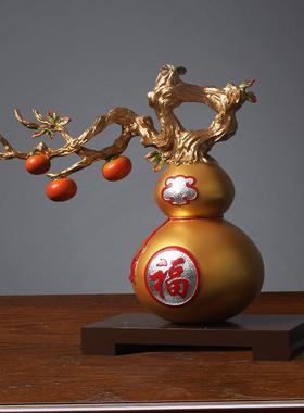 新中式客厅办公饰室高端大气摆件软装品茶艺AVZ室博架古书房高档