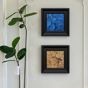 覆古软装 客厅抽象挂画 彷古风格 饰画 壁龛艺术高 入口角装 法式