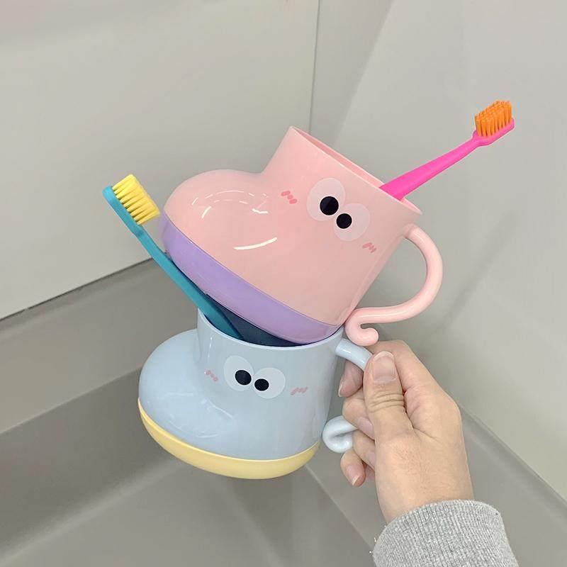 可爱创意漱口杯搞怪儿童刷牙杯一家三口四口亲子洗漱杯子情侣宿舍