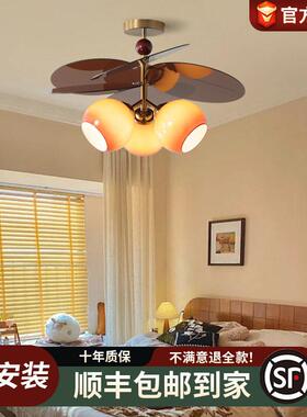 吊灯复古法式中古卧室吊灯餐厅吧台书房魔豆灯LED民宿中山灯具