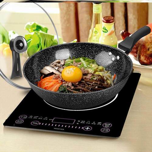 non-stick frying pan induction cooker cooking pot不粘平底锅1