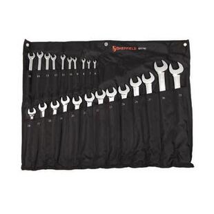 0钢盾2扳3件套铬钒钢公制两用手梅开扳手套装S71013钢盾23件无品