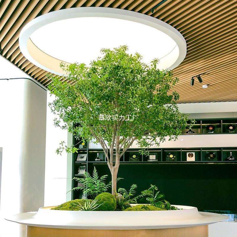马醉木植物造景室内装饰树仿生绿植大型假树简约景观橱窗主图套餐