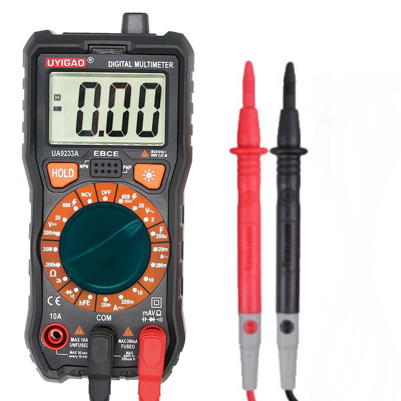 优仪高精度手持式数显电流电压家用维修万能表防烧摔 数字万用表