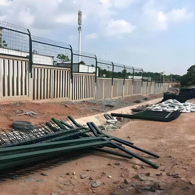 铁路加高网围栏混凝土防护栅栏护栏网高铁防护网围栏网隔离网定制