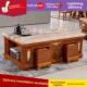 大理石功夫茶几办公茶几全自动供水多功能茶几实木大理石茶几