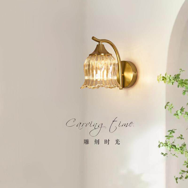 壁灯卧室床头灯2025新款阳台楼梯化妆室覆古创意新中式墙壁壁挂灯