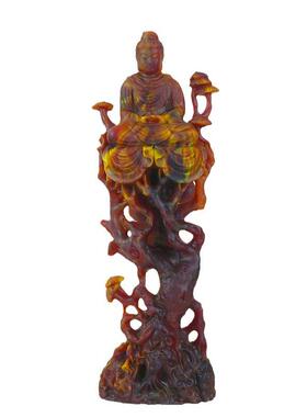 新中式龙涎香大日如来菩萨阿咪文玩直播摆件家居工艺品礼品