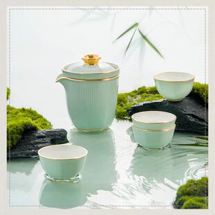 玛戈隆特行云系杯列功7头夫茶泡茶壶陶瓷户外可具携式旅1.07.565