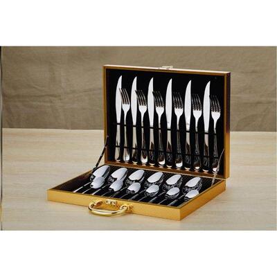 western tableware steak cutlery set knife fork spoon