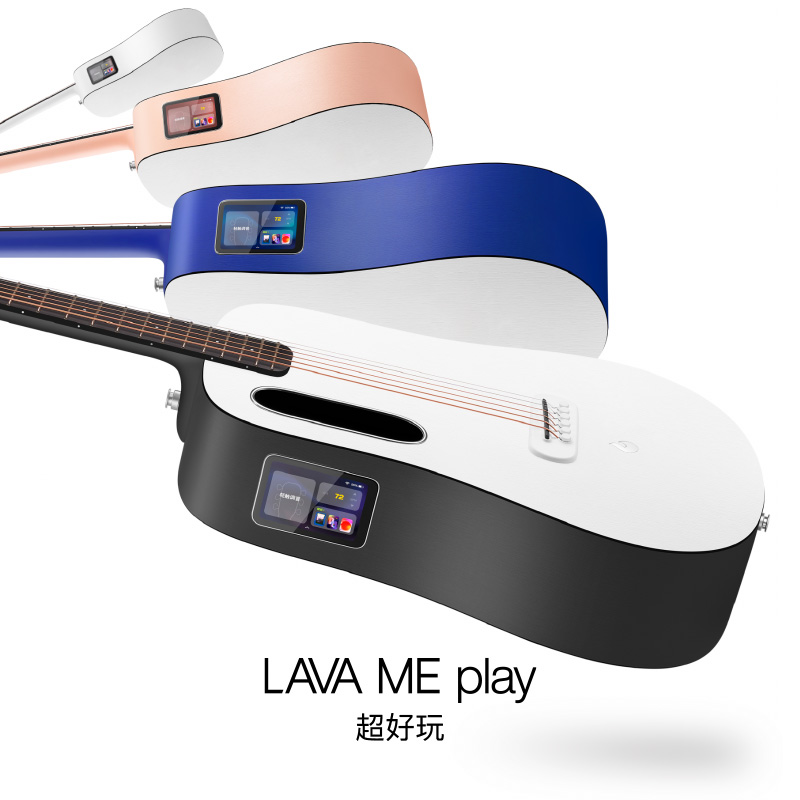 拿火智能吉他LAVA ME play初学者36寸旅行民谣男女生入门电箱正品